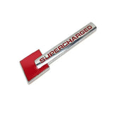Audi Supercharged Logo Metal Car Rear Sticker Trunk Emblem Badge Decal