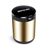 Mercedes Benz AMG Metal Car Ash Tray Auto Ashtray Cigarette Holder Box with LED Light