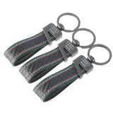 Audi Car Logo Leather Keychain Keyring Key Holder Pendant