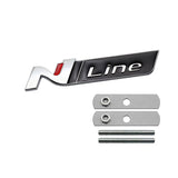Hyundai N LINE Logo Metal Car Front Hood Grille Emblem Badge Decal