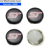 4pcs/set 54/55/59/66/68mm Ford RS Car Wheel Center Hub Caps Hub Covers