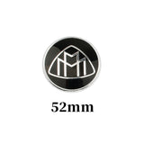 52mm 59mm 73mm Mercedes Benz Maybach Aluminium Alloy Car Steering Wheel Sticker Emblem Badge