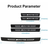 Mercedes Benz AMG Carbon Fiber Car Door Threshold Scratch Proof Sticker Decal