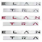 Hyundai ELANTRA Letter Metal Car Rear Sticker Decal Trunk Emblem Badge