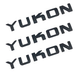 Car Body Side ABS Badge Sticker for GMC Logo Yukon Emblem Savana Terrain Acadia Canyon Envoy Safari Auto Trunk Decal Decoration