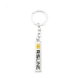 Renault RS LINE Logo Metal Car Key Rings Keychain Pendant