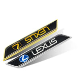 2pcs Lexus Car Fender Side Stickers Trunk Anti-scratch Decal