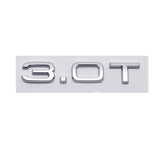 Audi 2.0T 1.8T 3.0T ABS Car Rear Sticker Trunk Emblem Badge Decal