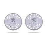 2pcs Peugeot Logo Car Water Coasters 7-color LED Light Cup Mat Holder