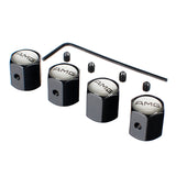 4pcs/set Mercedes Benz AMG Anti-Theft Car Air Valve Stem Cap Auto Tyre Valve Covers