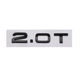 Audi 2.0T 1.8T 3.0T ABS Car Rear Sticker Trunk Emblem Badge Decal
