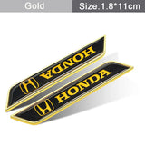 2pcs Honda Car Fender Side Stickers Trunk Anti-scratch Decal