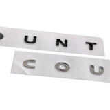 ABS Car Styling Rear Trunk Badge Sticker Decal Decoration For MINI COOPER Countryman Letter Emblem Auto Exterior Accessories
