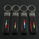 Mercedes Benz S63 Suede Metal Car Keychain