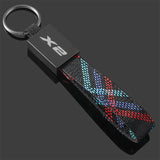 BMW X1 X2 X3 X4 X5 X6 X7 Metal Oxford Webbing Car Keychain Pendant Auto Key Chain Holder