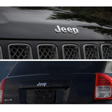 Jeep Metal Car Front Hood Sticker Decal Auto Trunk Emblem Badge