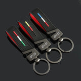 BMW G12 Logo Suede Car Keychain Pendant Key Chain Holder