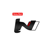 Hyundai iN Logo Metal Car Front Grille Emblem Badge Rear Sticker Decal
