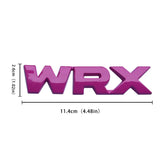 Subaru WRX Logo Metal Car Front Grille Emblem Badge Rear Sticker Decal