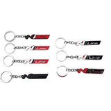 Hyundai N LINE Logo Metal Car Key Rings Keychain Pendant