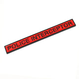 Dodge Police Interceptor Logo Metal Car Sticker Emblem Badge Decal