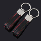 Volkswagen VW Carbon Fiber Car Keychain Pendant Key Chain Holder