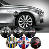 4pcs/set 56mm MINI Cooper Car Wheel Center Hub Cap Sticker Decal