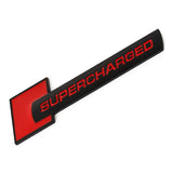 Audi Supercharged Logo Metal Car Rear Sticker Trunk Emblem Badge Decal