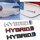 Car Trunk Front Grille Badge Emblem Sticker for Toyota HYBRID Reiz RAV4 Aygo Avensis Auto Whole Body Decal Exterior Accessories