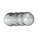 4pcs/set 56mm/60mm/65mm Mitsubishi Ralliart Car Wheel Center Hub Sticker Decal