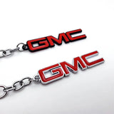 GMC Metal Car Key Rings Keychain Pendant
