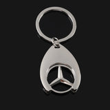 Mercedes Benz Metal Car Keychain Key Ring Holder Pendant