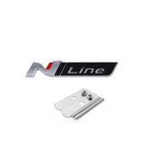 Hyundai N Line Logo Metal Car Front Hood Grille Emblem Badge Decal