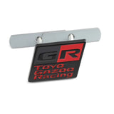 Car Grille Emblem Rear Decal for GR Toyo Gazoo Racing CHR Avalon Supra Corolla Rav4 Avensis Auris Yaris Head Trunk Badge
