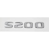 Mercedes Benz S55 S63 S200 S220 S250 S260 S300 S320 S350 ABS Car Rear Stickers Decal