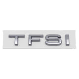 Audi TFSI Logo ABS Car Rear Sticker Trunk Emblem Badge Decal