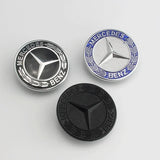 57mm ABS Car Front Hood Bonnet Emblem Badge for Mercedes Benz W124 W140 W163 W202 W203 W204 W210 W211 W212