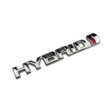 13.4x2cm Car Trunk Front Girlle Badge Sticker for Toyota Hybrid Yaris Avalon Auto Whole Body Emblem Decal Exterior Accessories
