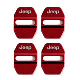 4pcs/set Jeep Cherokee Stainless Steel Car Door Lock Cover Protection