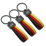 Volkswagen VW R Nylon Webbing Car Keychain Pendant Key Chain Holder