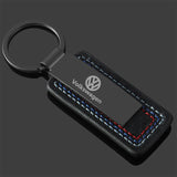 Volkswagen VW R Carbon Fiber Car Keychain Pendant Key Chain Holder