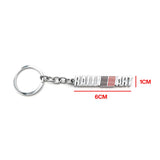 Mitsubishi Ralliart Logo Metal Car Key Rings Keychain Pendant
