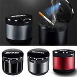 Mercedes Benz AMG Metal Car Ash Tray Auto Ashtray Cigarette Holder Box with LED Light