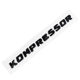 Mercedes Benz KOMPRESSOR Logo ABS Car Rear Emblem Badge Sticker