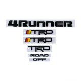 Car Stickers Auto Badge Emblem 4RUNNER TRD OFF ROAD Decals for Tundra Prado Corolla Highlander Venza Hiace Previa SEQUOIA