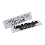 Jeep Let's Go Brandon Edition Metal Car Body Side Fender Sticker Decal Trunk Emblem Badge