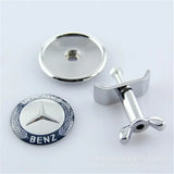 45mm Car Front Bonnet Hood Emblem Badge for Mercedes Benz W203 W204 AMG Brabus C E S Class W210 W211 W220