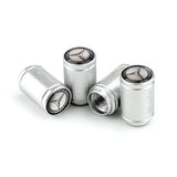 4PCS Mercedes Benz Matte Car Wheel Tire Valve Caps