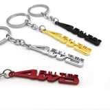 Toyota 4WD Full Time Metal Car Key Rings Keychain Pendant