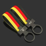 Volkswagen VW R Nylon Webbing Car Keychain Pendant Key Chain Holder